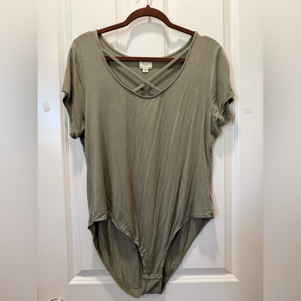 Olive Green Women's Bodysuit